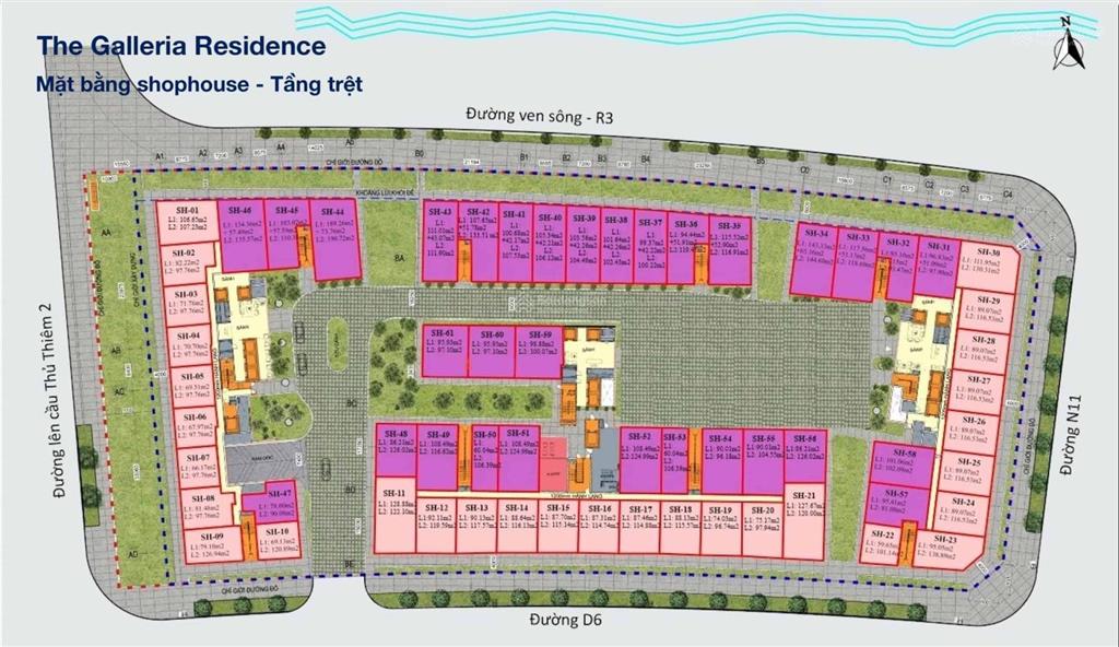 Bán gấp 80 tỷ sở hữu ngay căn shophouse tại the galleria  sẵn hđ thuê dài hạn sinh lời ngay!