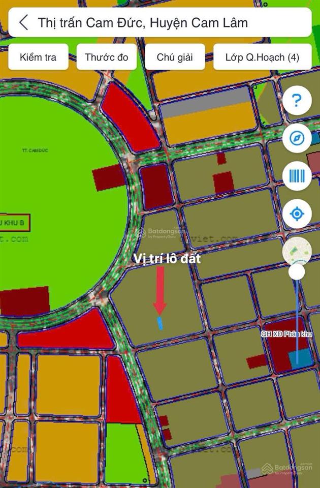 Bán lô đất đường đào duy anh  tt cam đức  cam lâm  khánh hoà