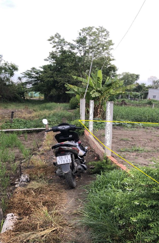 Bán đất lô góc 137m2 full đất ở, sổ riêng  công đồng lộc trung, mỹ lộc, cần giuộc