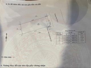 Chính chủ gửi bán lô đất mặt tiền 5m5 bình thái 2 . ngã 4 cẩm lệ