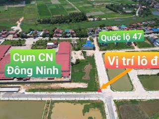 Siêu rẻ! lô góc mặt tiền 9m kinh doanh tp thanh hóa bên cạnh cụm công nghiệp giá đầu tư
