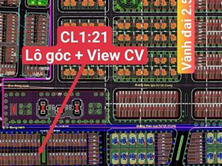 Siêu rẻ! hàng hiếm lô góc 144m2 rộng 6m view công viên 1500m khu đại đô thị đông sơn giá chỉ 1,x tỷ