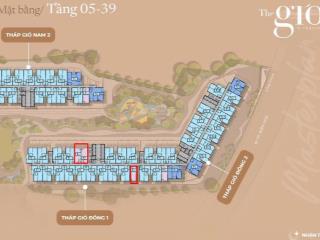 Căn studio 41m2 the gió riversie tầng thấp 515 view công viên và view sông giá chủ đầu tư, ck 20tr