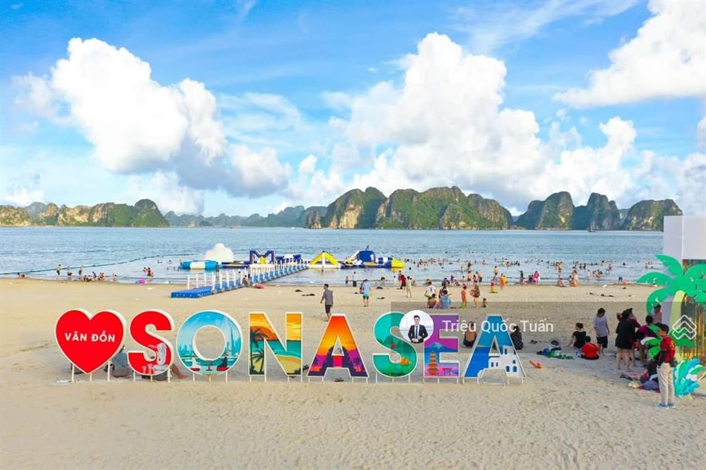 Bán biệt thự biển mặt biển sonasea vân đồn lô góc mặt biển giá tốt
