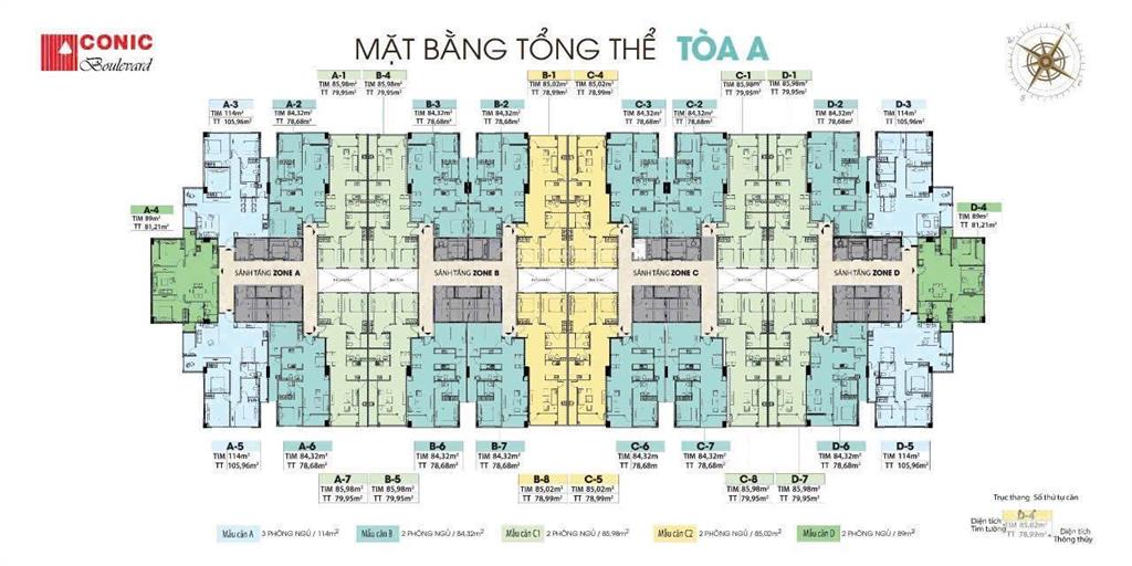 Căn hộ conic boulevard bình chánh giá từ 3037tr/m2, nhận nhà ở ngay, chiết khấu 18% + vật tư 100tr