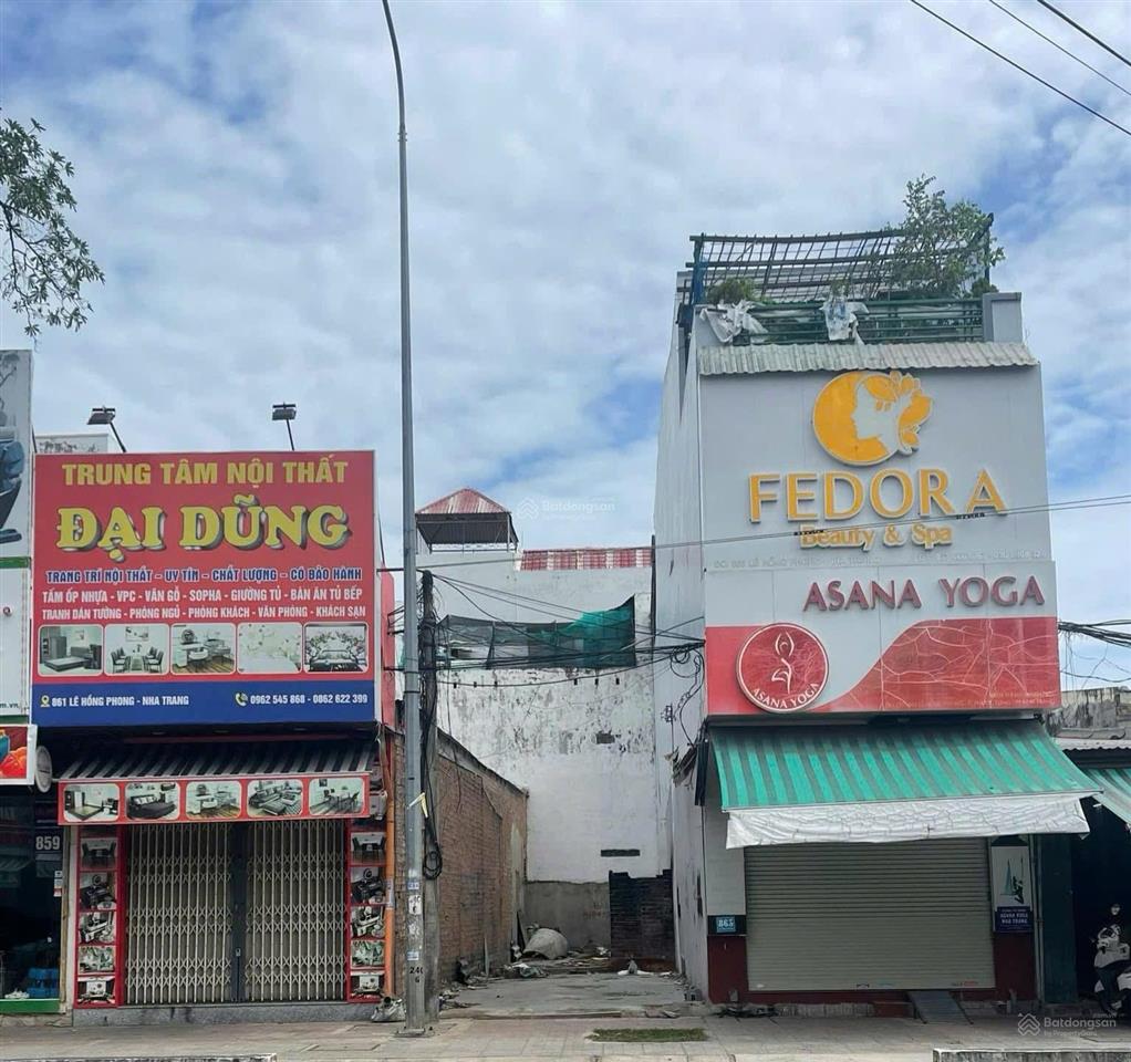 Bán đất lê hồng phong, phước long, nha trang, mặt tiền kinh doanh, toàn bộ đất ở đô thị