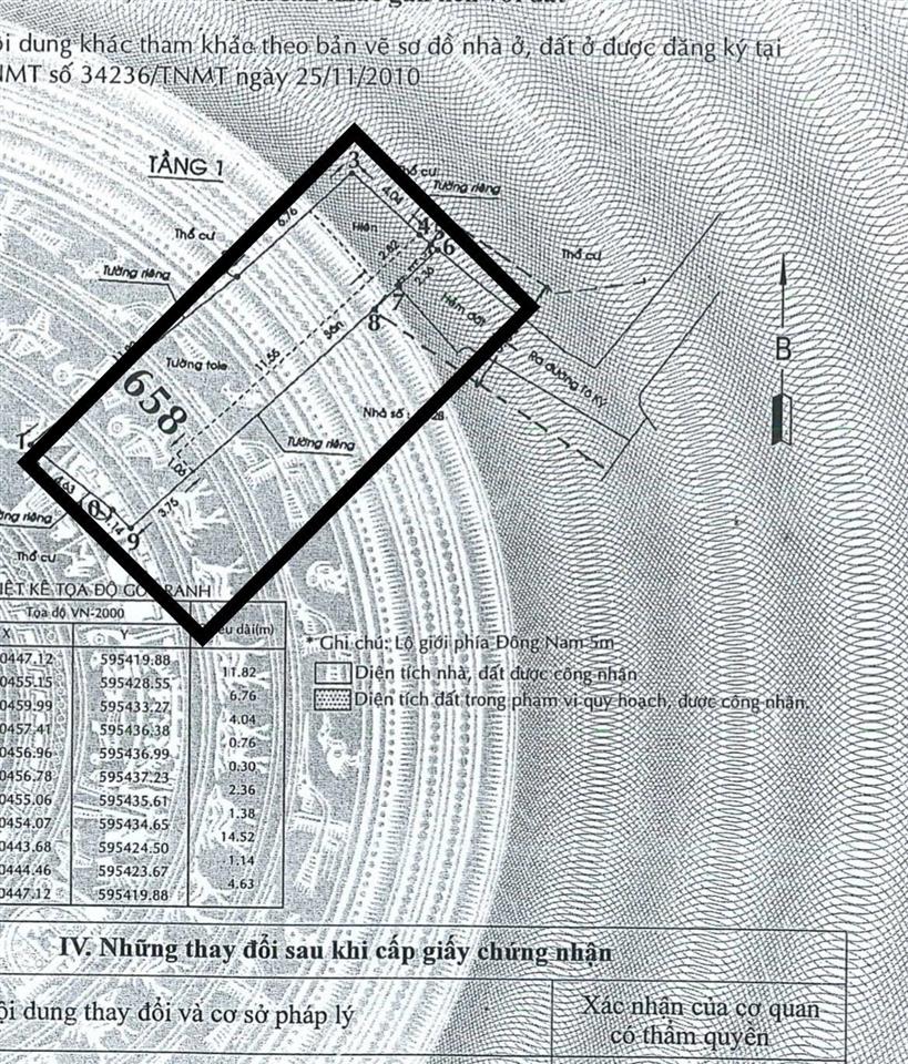 Bán nhanh trước tết nhà cấp 4 sát mặt tiền khu công viên phần mềm quang trung