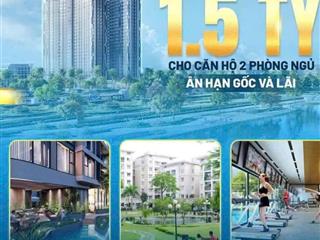 Fresia riverside  mt bùi hữu nghĩa, giá 1,5 tỷ căn hộ 2pn + 1wc. booking ngay có hoàn lại