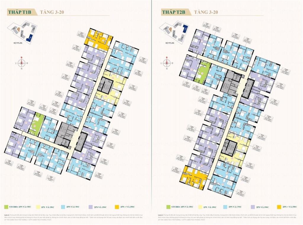 Đi định cư bán lại căn hộ destino tháp t1b, view nội khu hồ bơi tầng 8, 49.31m2. 2pn 1wc 1,394 tỷ