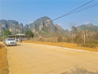 Bán lô đất bám mặt đường liên xã mặt tiền 29m có 2 mặt đường