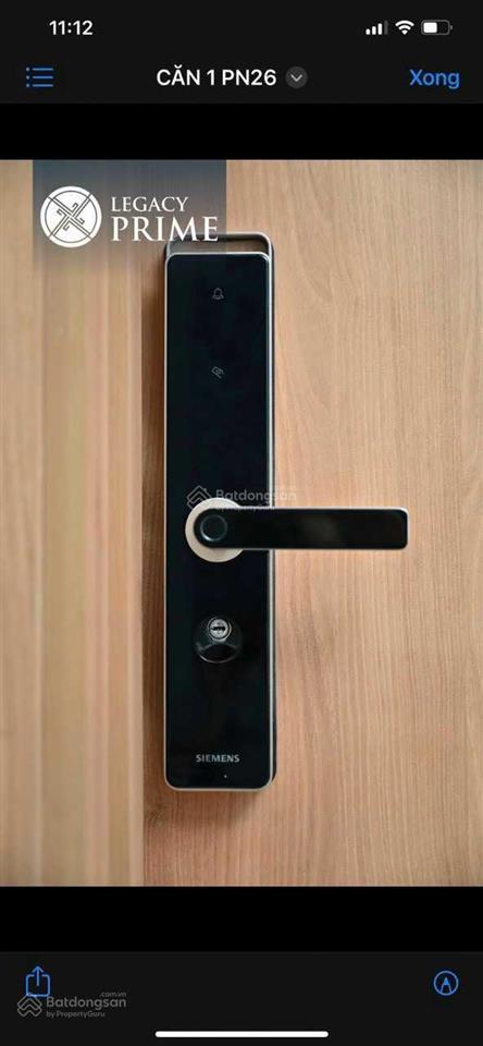 Bán căn 1pn legacy prime thuận giao thuận an, nội thất cao cấp, ngân hàng hỗ trợ vay 80%
