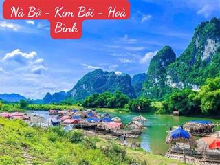 Bán đất nền kim bôi chỉ từ 300 triệu, full thổ cư, sổ đỏ sẵn, gần sun group, du lịch khoáng nóng