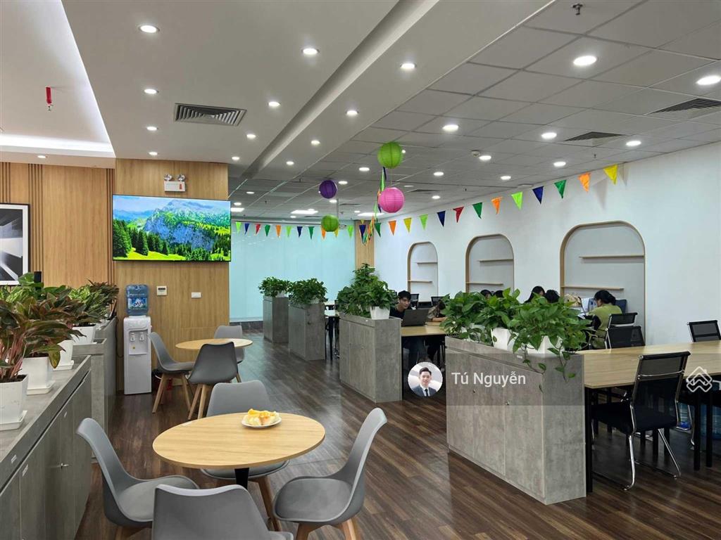 Chính chủ cho thuê văn phòng time tower  lê văn lương. diện tích 200m2 sẵn nội thất đẹp