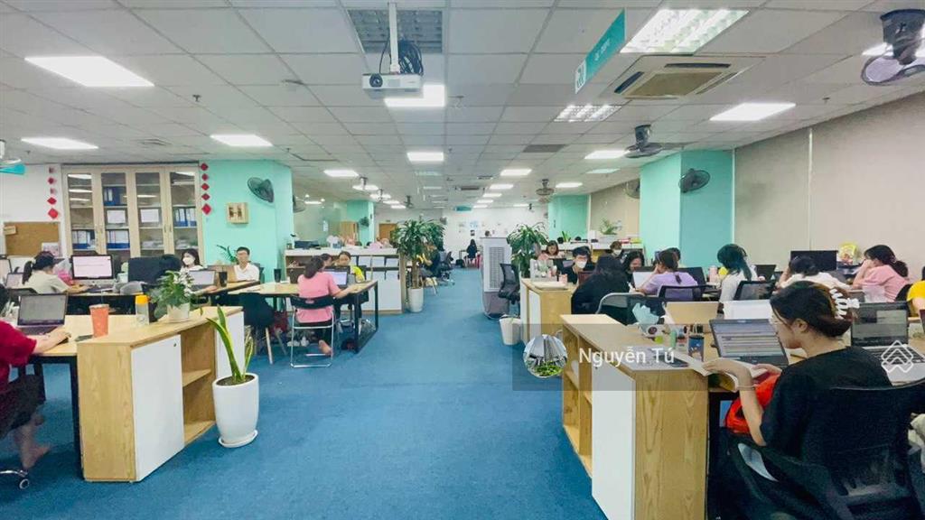 Cho thuê văn phòng n07b3 thành thái  cầu giấy. diện tích 300m2 (có cắt lẻ)