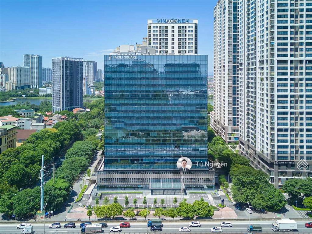 Toà nhà taisei square ha noi  khuất duy tiến cho thuê văn phòng. diện tích 1.246m2 cắt linh hoạt