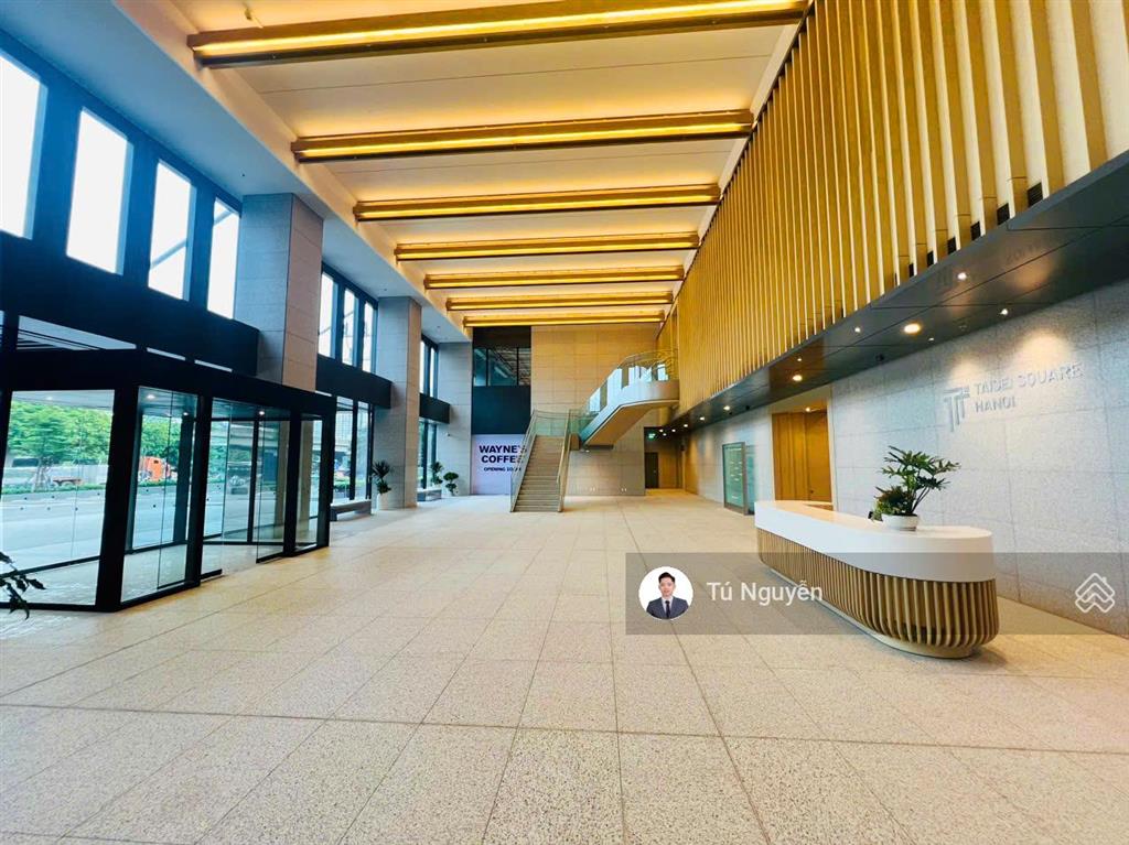 Toà nhà taisei square ha noi  khuất duy tiến cho thuê văn phòng. diện tích 1.246m2 cắt linh hoạt