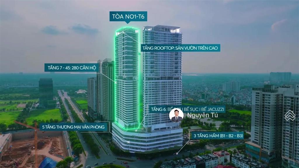 Cđt cho thuê văn phòng toà han jardin  ngoại giao đoàn. diện tích 600m2 (có cắt lẻ) bàn giao luôn