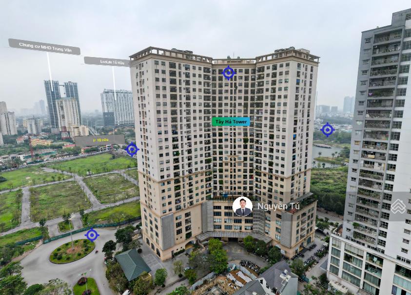 Bql cho thuê vp sẵn nội thất tây hà tower  tố hữu. diện tích 100m2  500m2 sẵn nội thất vào luôn