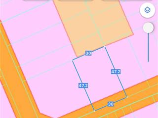 Bán khoảng 1 sào 4 (1409m2) đất xã quảng thành, huyện châu đức, brvt. giá 2.1 tỷ