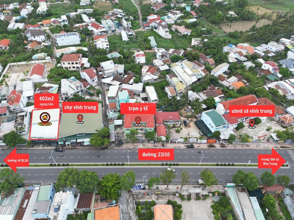 Hàng hiếm tại đường 23/10, vĩnh trung, nha trang, 14 tỷ, 402m2