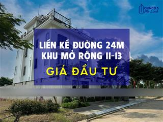 Liền kề LK11 – LK13 Cienco5 Mê Linh, 24m, giáp ĐH Tài chính, giá tốt chỉ 65tr/m²
