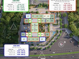 Bán chung cư galia yên sở hoàng mai, 58m2 2 ngủ 2 vệ sinh, view hồ, oto, ck 19%, giá 4 tỷ 500