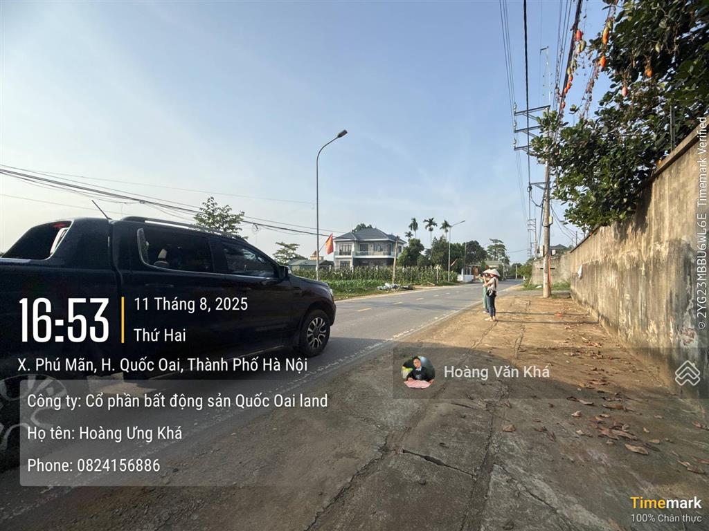 Bán đất thổ cư mặt trục chính xã phú mãn vị trí vàng trung tâm hòa lạc