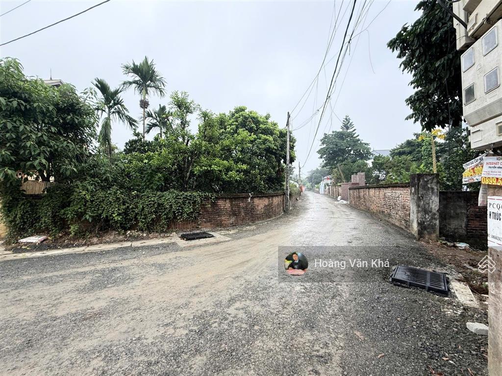 Bán đất mặt trục chính kinh doanh tốt trục asphalt liên thôn toàn bộ là đất ở tại hoà lạc