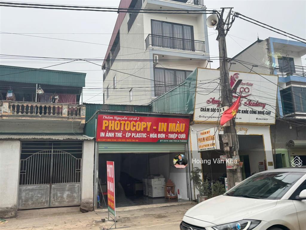Bán đất đối diện cổng trường học cấp 3 minh khai sẵn kinh doanh
