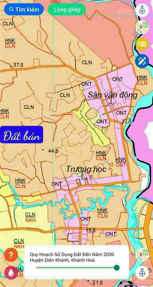 Cần bán lô đất cây lâu năm 1.227,8m2 xuân đồng, diên khánh, khánh hòa