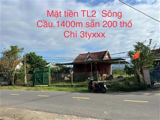 Mặt tiền tỉnh lộ 2 sông cầu khánh vĩnh