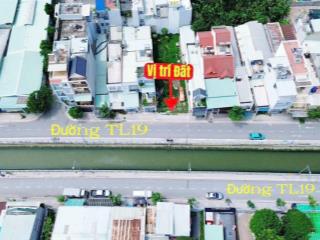 Bán lô đất đẹp mặt tiền đường 30m tl19, q12. giáp gò vấp. dt 5x34m, cn đủ, full thổ cư, giá 9.9tỷ