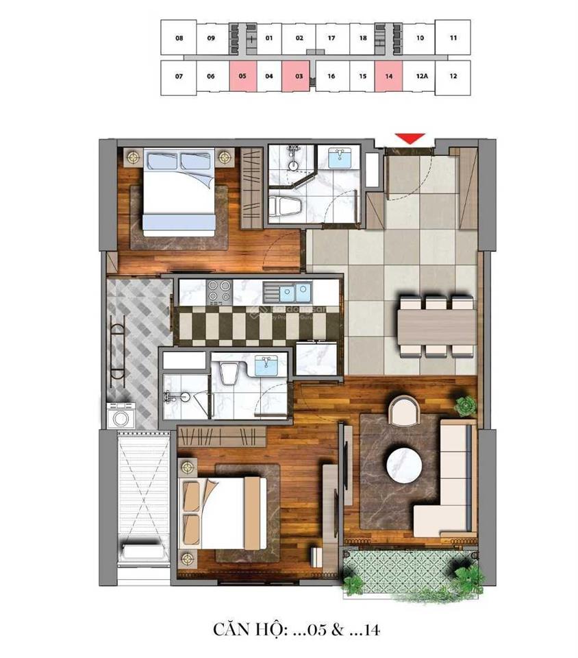Chính chủ bán căn 2 ngủ giá ngoại giao còn lại 72 m2 viha complex nguyễn tuân.  0988 160 ***