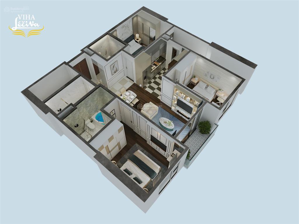 Quỹ ngoại giao 3 ngủ giá tốt viha complex 107 nguyễn tuân, chiết khấu 6%, ls 0% 12 tháng