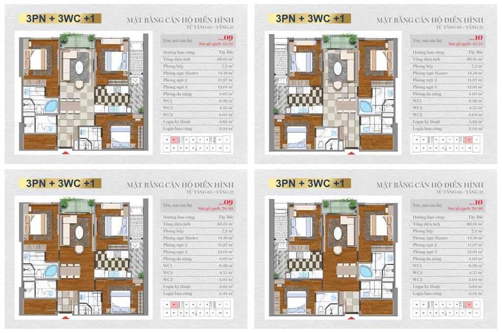 Bán căn vip số 1210 chung cư viha leciva 107 nguyễn tuân, 97m2, giá ngoại giao.  0988 160 ***