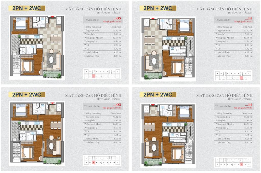 Bán căn 72.11m2 ngoại giao 2 phòng ngủ, giá rẻ quá viha leciva 107 nguyễn tuân