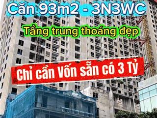 Bán căn hộ 1917 căn 93.4m2 giá rẻ nhất dự án viha leciva 107 nguyễn tuân