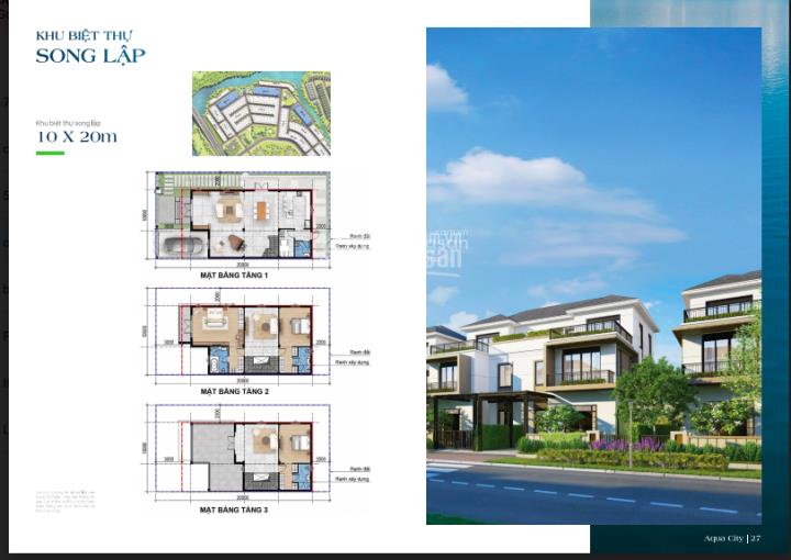 Duy nhất căn biệt thự song lập khu the suite 200m2 aqua city giá 10.5 tỷ (bao thuế phí) 0966 765 ***