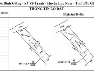 Chỉ từ 500 tr , 150 m2 đất phượng sơn bắc giang, chính chủ , gần 3 cụm công nghiệp g