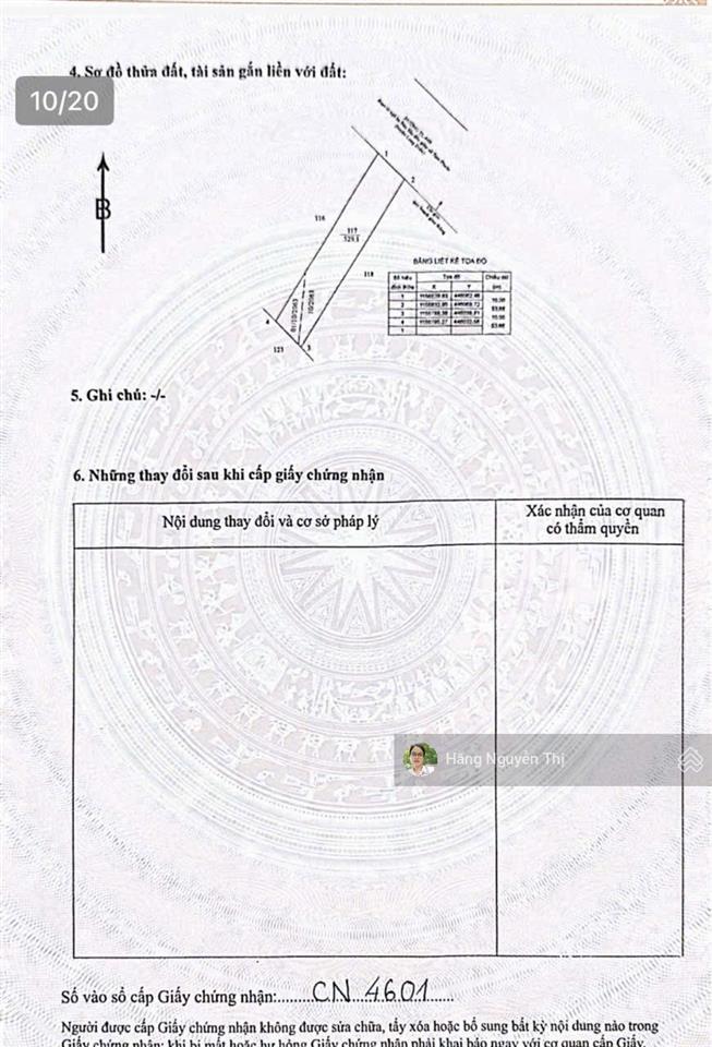 Mặt tiền tl44b xã phước hải. brvt kinh doanh buôn bán  dt 529m2 ngang 10m giá chỉ hơn 3 tỷ