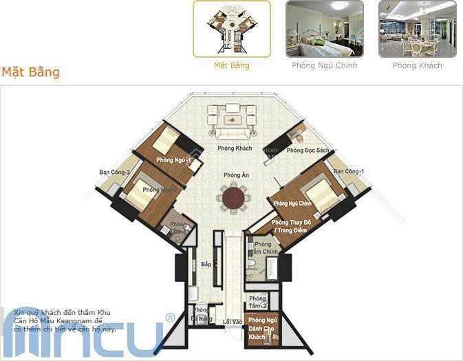 Căn hoa hậu trục 06, 206m2, 4 ngủ siêu hiếm keangnam 3 mặt thoáng view hồ xem nhà 24/7