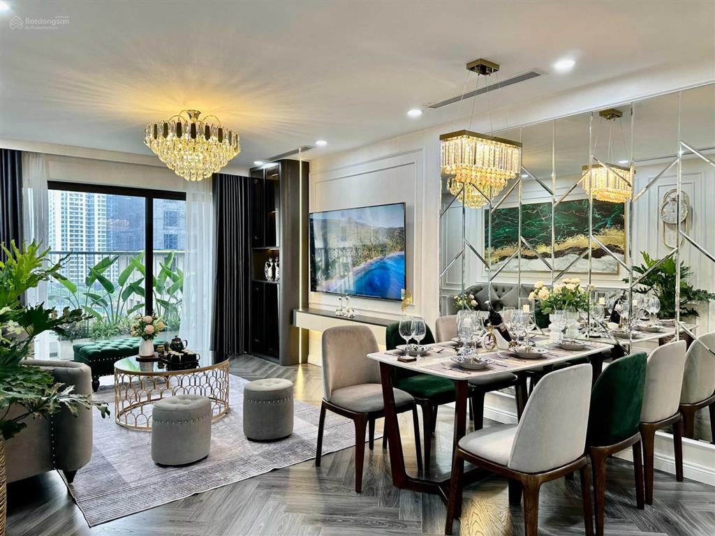 Bán nhanh căn góc hoa hậu 94.9m2 golden park tầng đẹp, 3 ngủ wc full đồ đẹp xem nhà 24/24