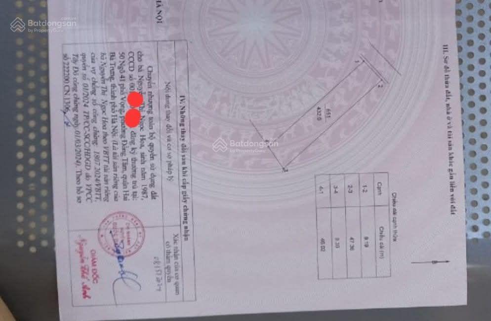 Bán lô đất chùa thầy, quốc oai, giá hơn 4tr/m2, đã có móng nhà 40m2, giếng khoan, ô tô 7 chỗ thông