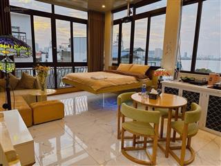 Đẳng cấp nhất trích sài, hồ tây, tòa 7 tầng thang máy, 6 pn khép kín, ngõ ô tô thông, 40m ra hồ