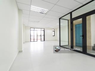 Tòa nhà văn phòng vạn phúc 100m2, sàn trống, thang máy, hầm xe có bảo vệ, xuất vat. giá 12.5tr