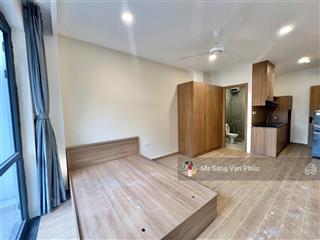 Căn hộ studio 35m2  ban công ở vạn phúc. nhà mới 100%, nội thất đẹp, tự do, thang máy. giá 9tr