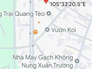 67m khoang mái đồng trúc mặt tiền rộng khuân thửa đẹp gần cao tốc gametro số 5 văn cao hoà lạc