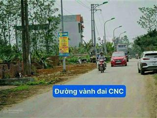 100m full thổ đất giãn dân vành đai công nghệ cao hoà lạc đường mở rộng 25m có vỉa hè