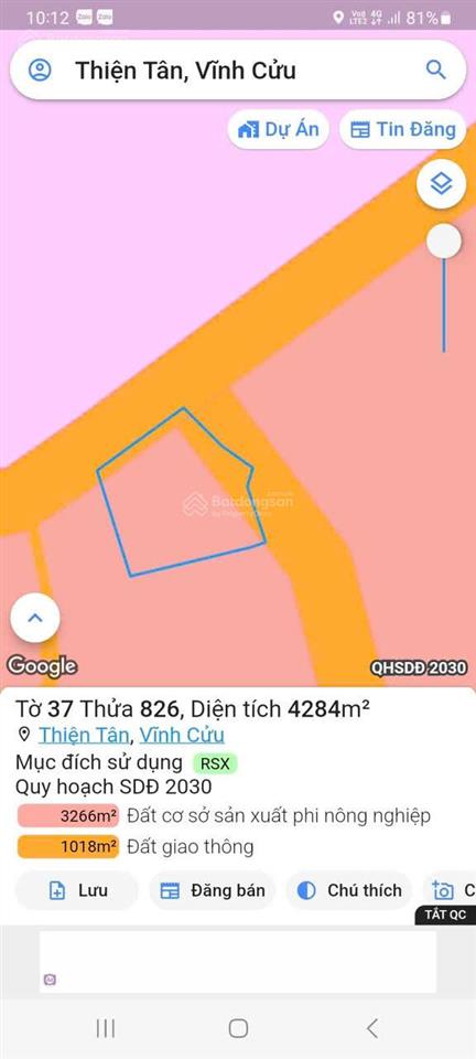 Bán nhà xưởng mặt tiền gần 4.500m² tại thiện tân, vĩnh cửu giá tốt
