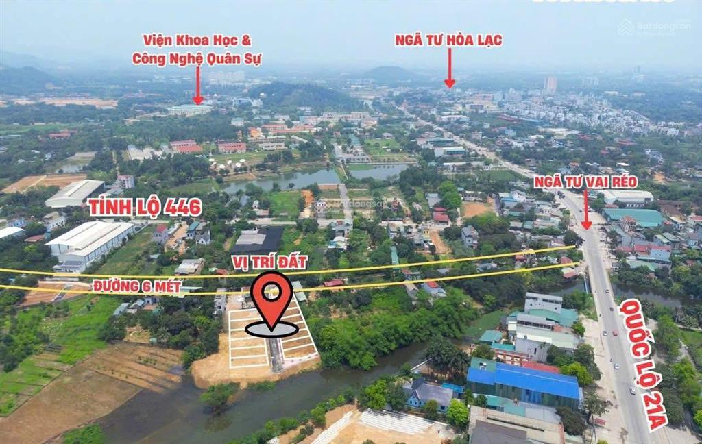 Đất ngã tư vai réo phú cát 100m2 full thổ cư giáp mặt 21 chỉ 3,x tỷ
